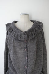 mohair knit cardigan