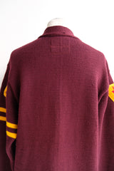 college knit cardigan