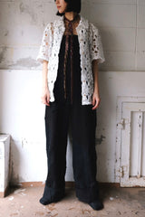 crochet lace shirt