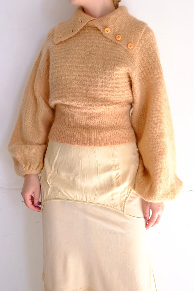 mohair turtleneck knit