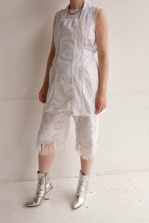 crochet lace half pants