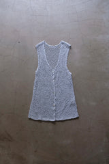 glitter knit vest