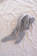 mohair knee-high socks