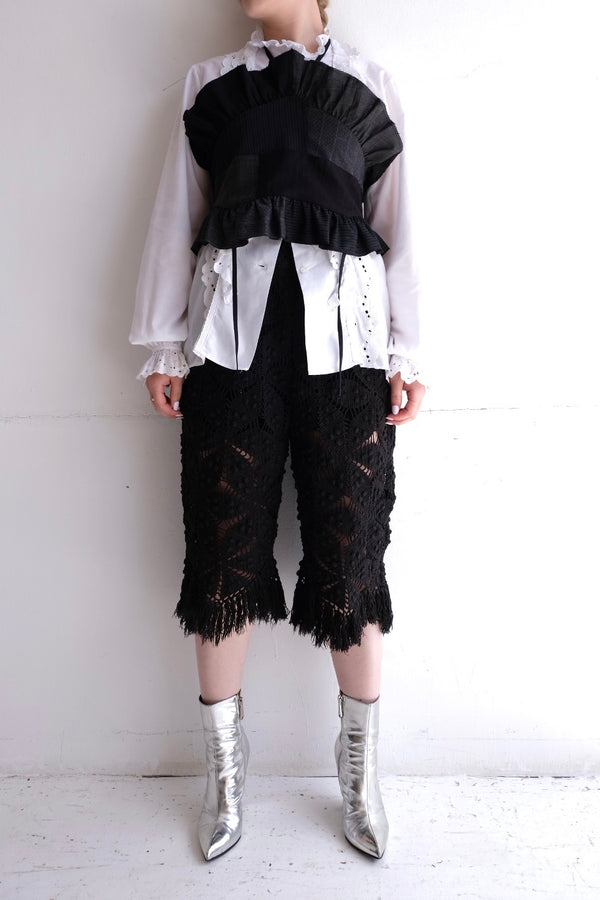 crochet lace half pants