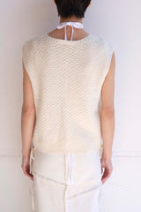 no sleeve knit vest