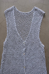 glitter knit vest