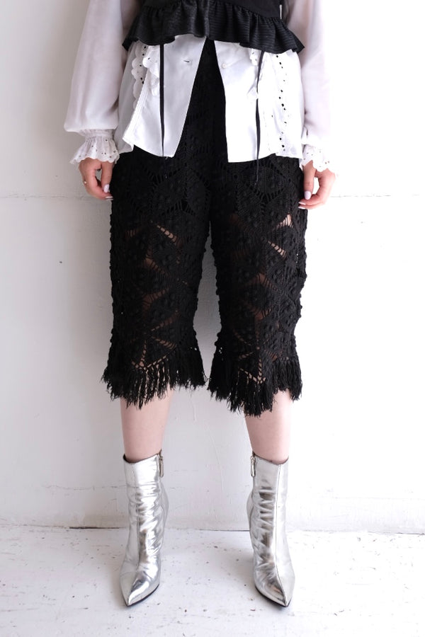 crochet lace half pants