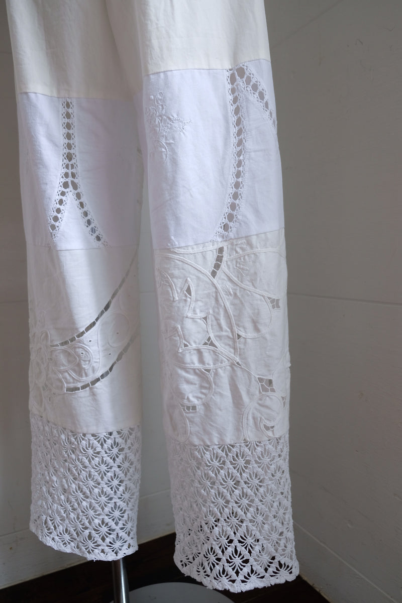 crochet lace pants