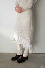 silk organdy lace dress