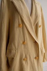 cotton linen tailored jacket