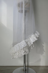 silk organdy lace dress