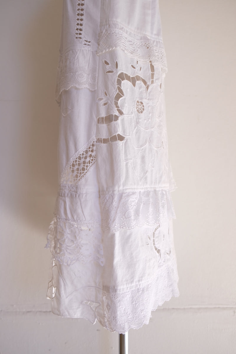 cutwork lace camisole dress