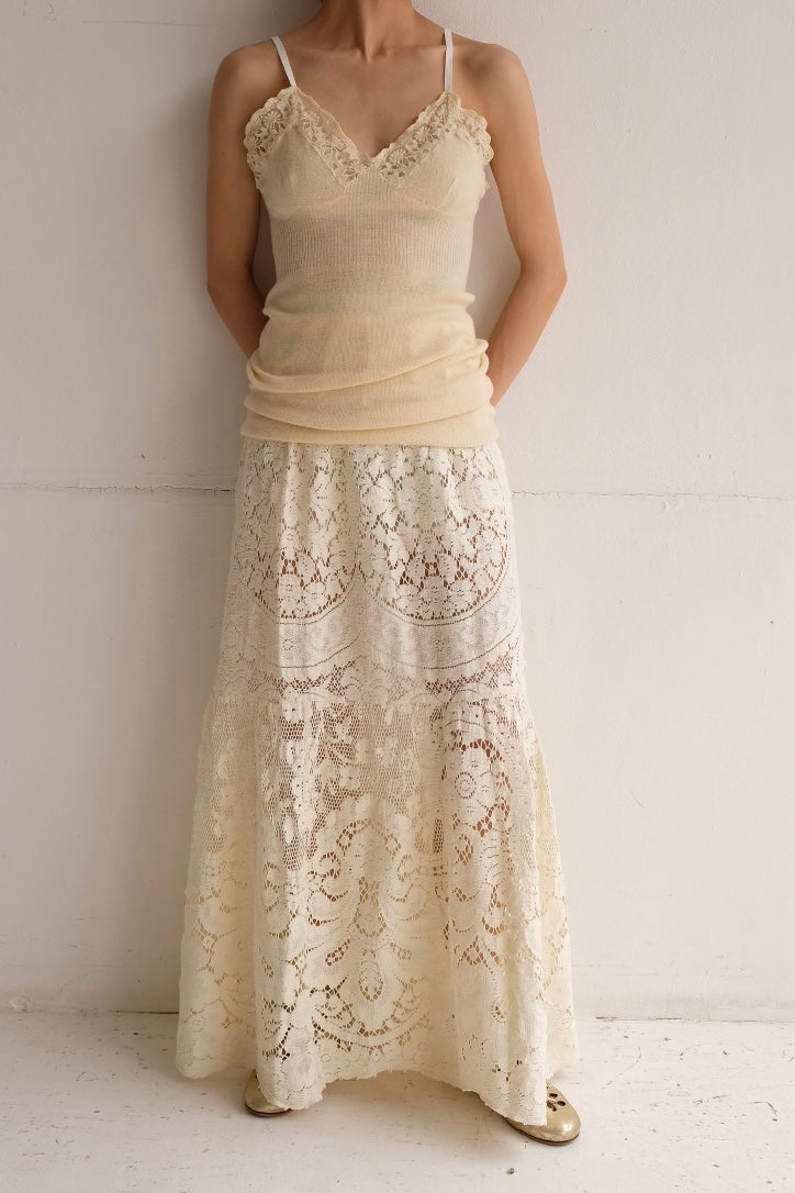 lace long skirt