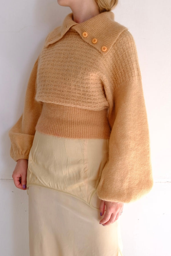 mohair turtleneck knit