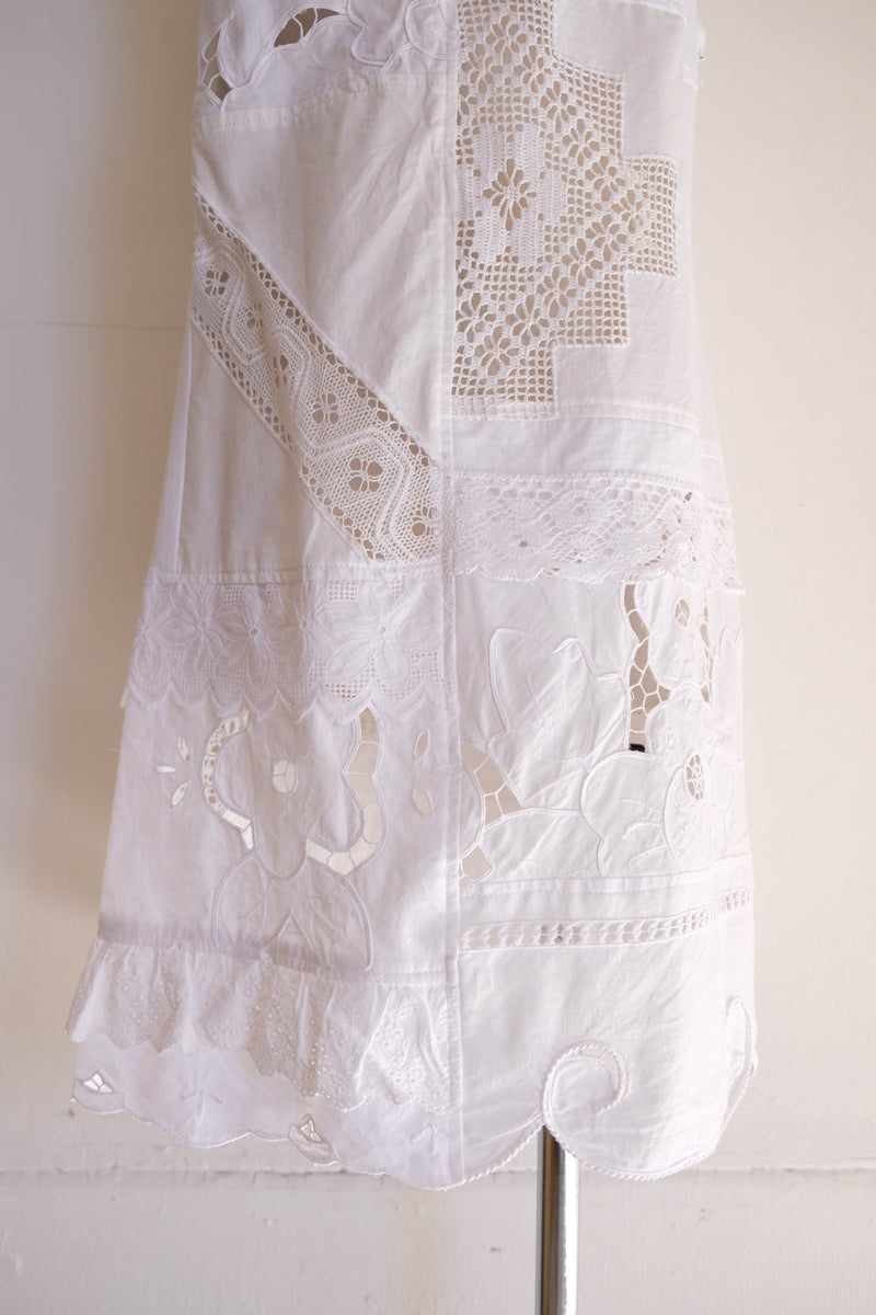 cutwork lace camisole dress