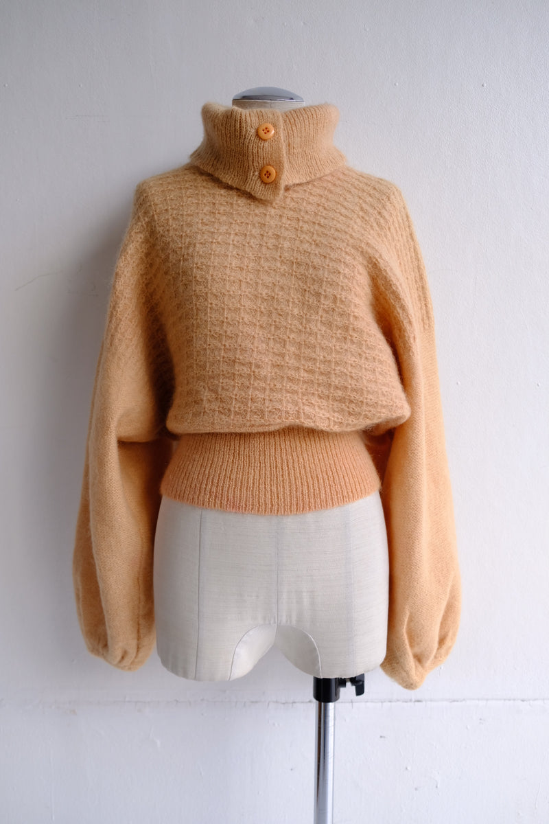 mohair turtleneck knit