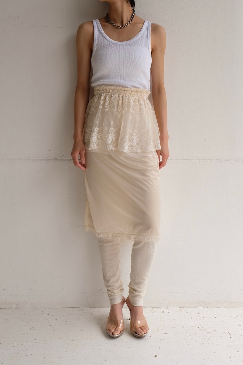 lace slip skirt