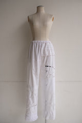 cutwork lace frill pants