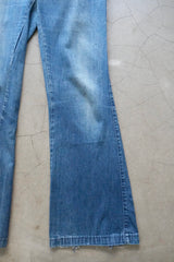 denim flare pants
