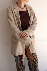 linen tailored jacket