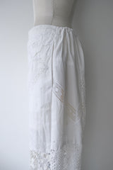 lace ballon cropped pants