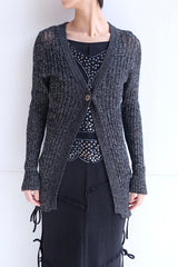 knit long sleeve cardigan