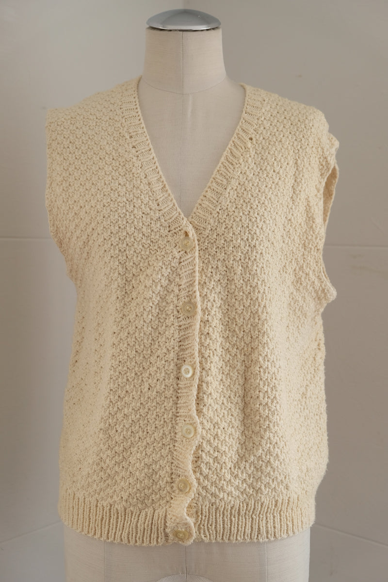 no sleeve knit vest