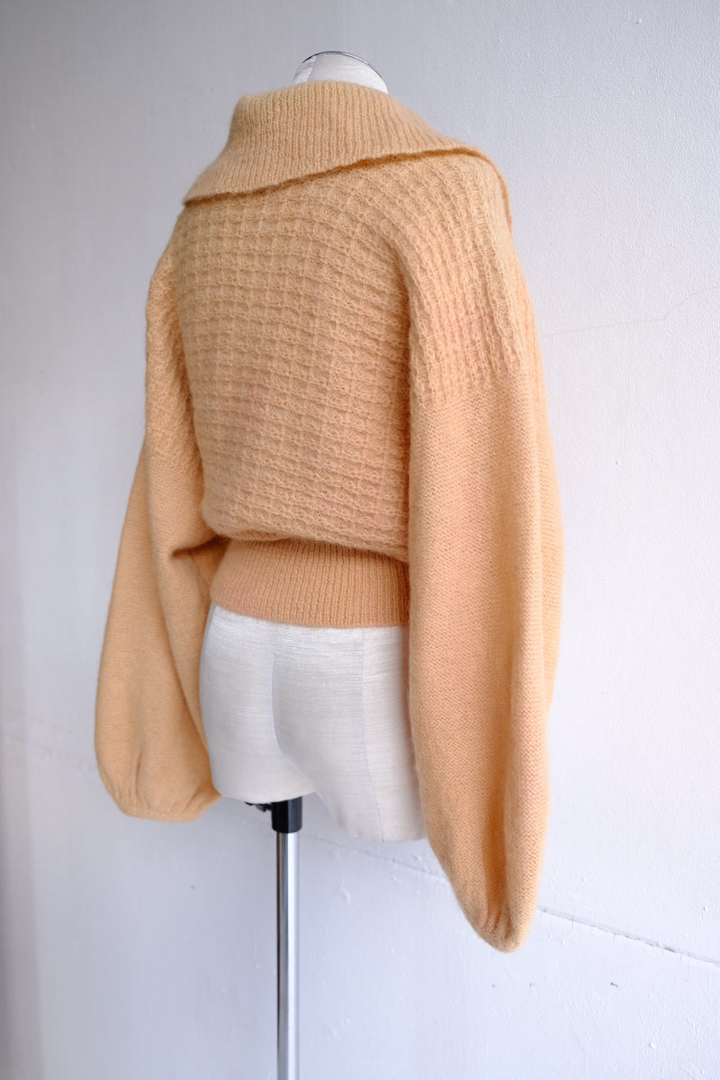 mohair turtleneck knit