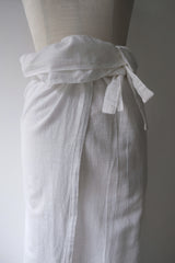 wrap long skirt