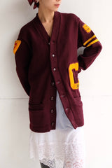 college knit cardigan