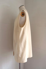 no sleeve long vest