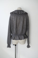 mohair knit cardigan