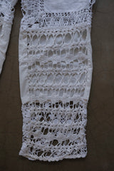 crochet lace pants