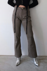 houndstooth pattern pants