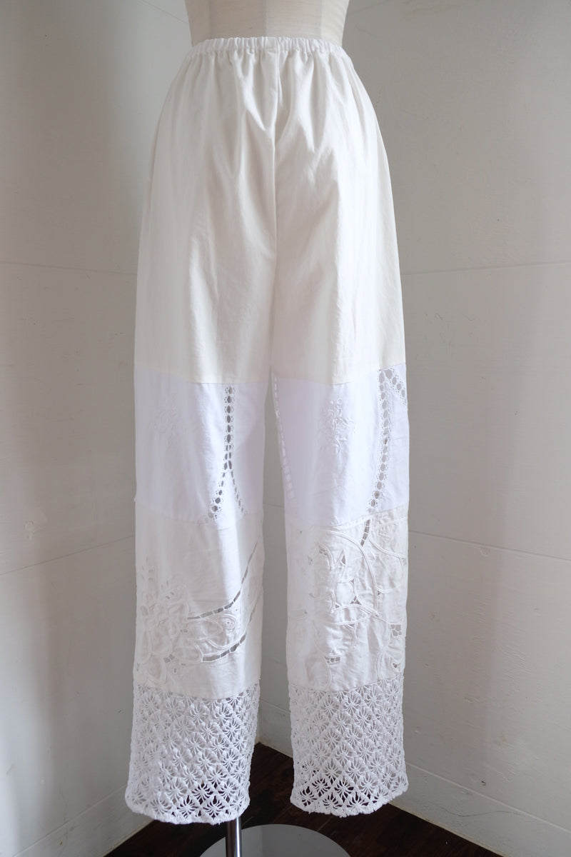 crochet lace pants