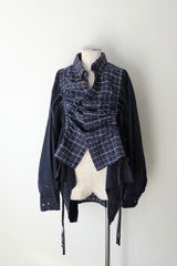 check shirring shirt