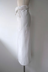wrap long skirt