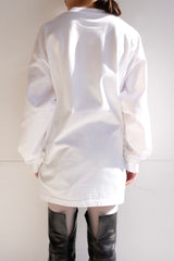 flower lace long T-shirts