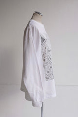 flower lace long T-shirts