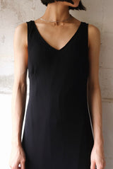 no-sleeve long dress