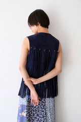 suede leather fringe vest