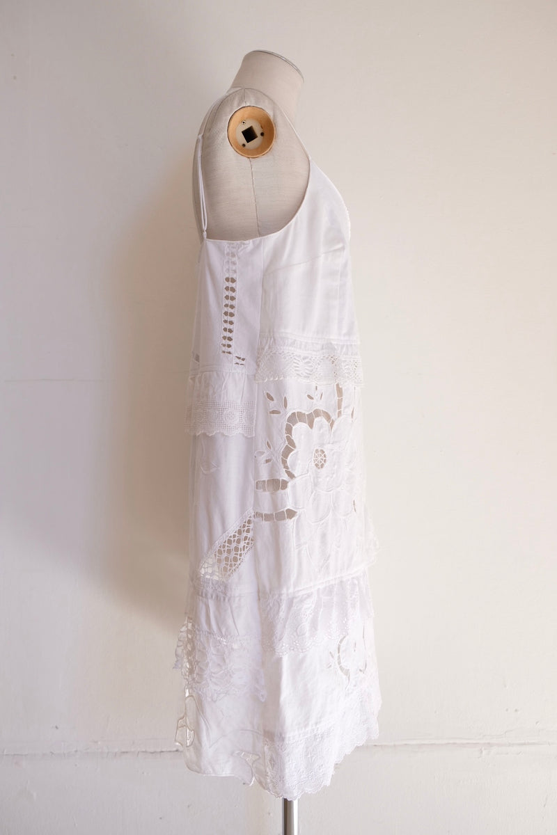 cutwork lace camisole dress