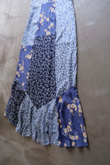 flower rayon long dress