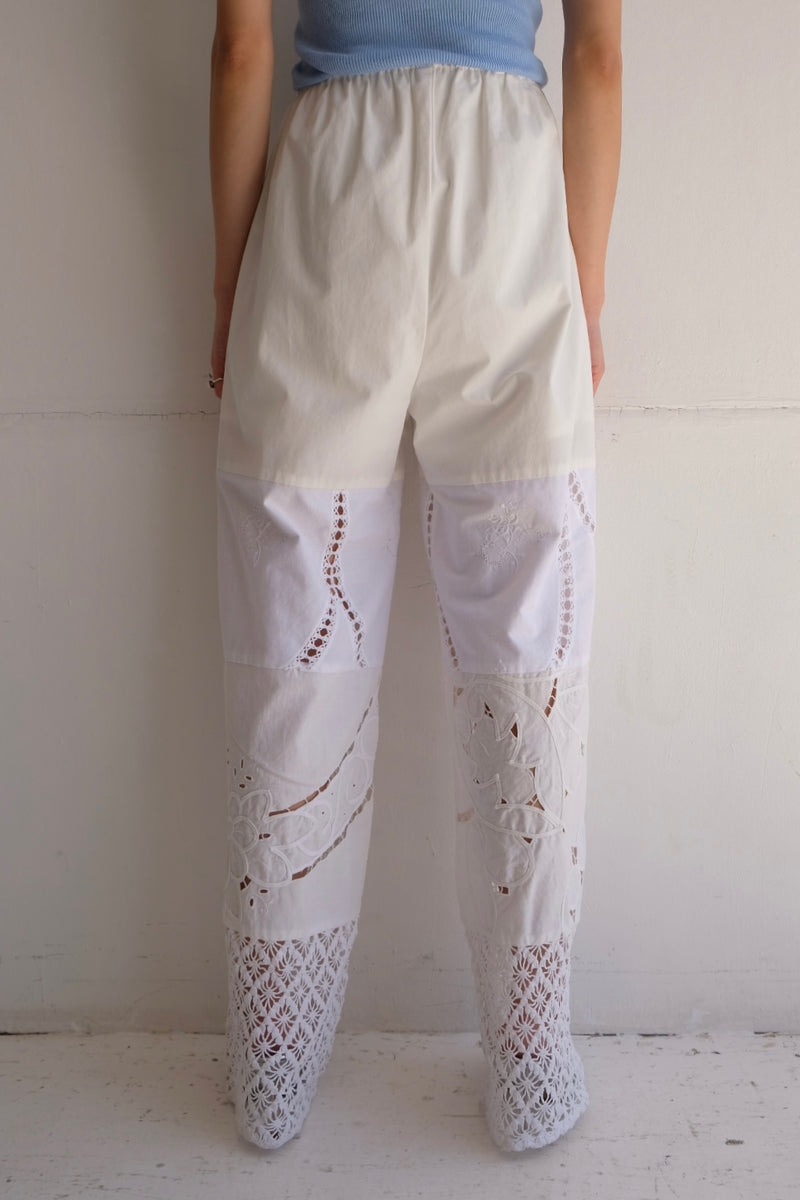 crochet lace pants