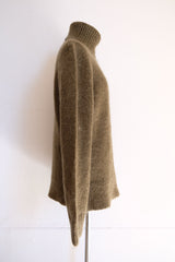 mohair turtleneck knit