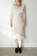 silk organdy lace dress