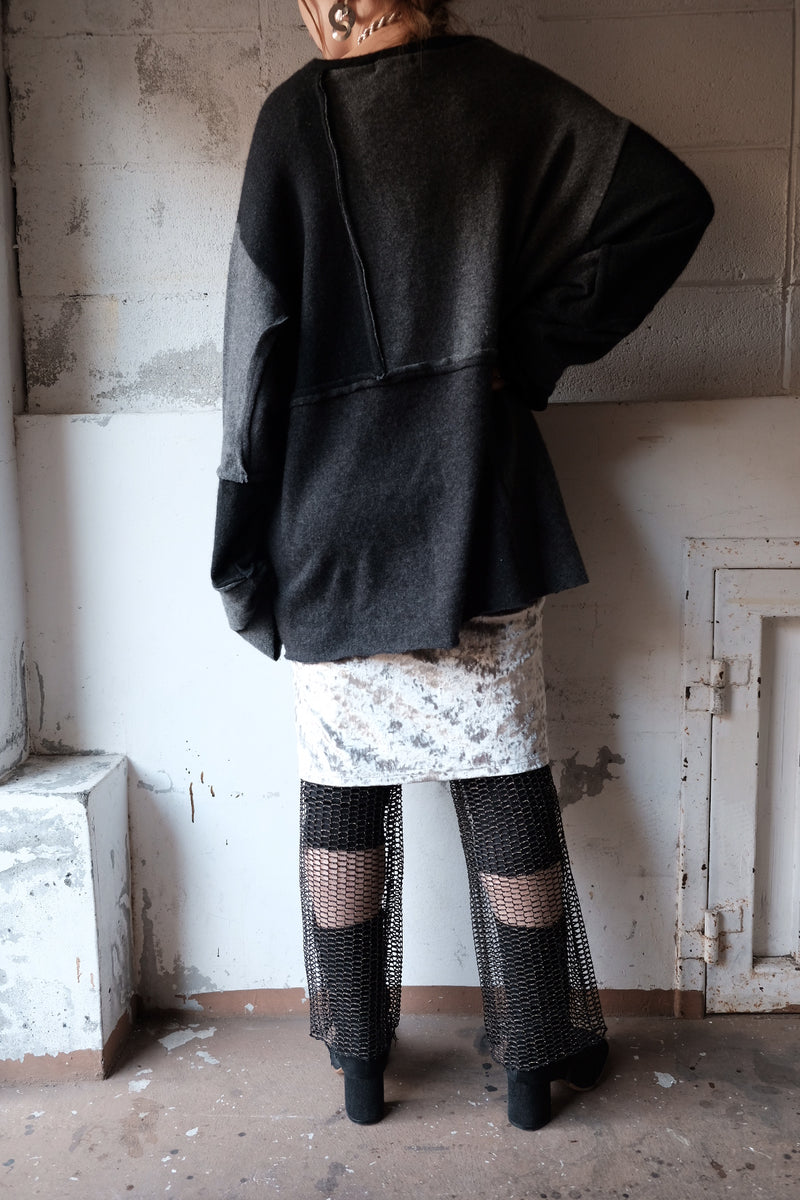 gold lame mesh leggings