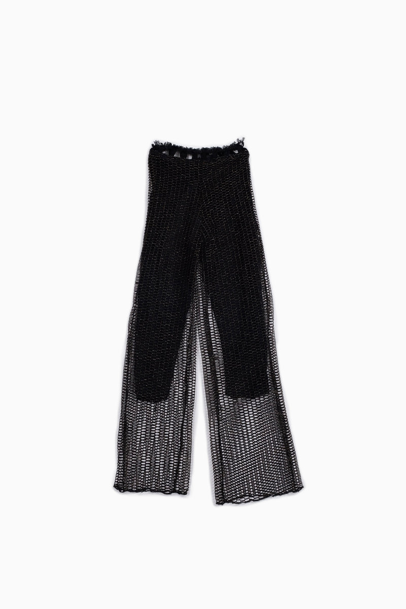 gold lame mesh leggings