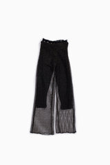 gold lame mesh leggings